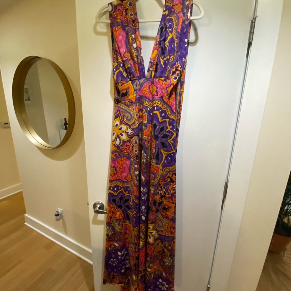 Multiwrap Long Printed Dress